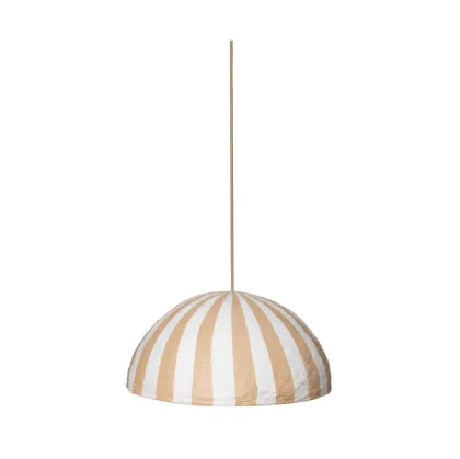 lampshade stripe pendant